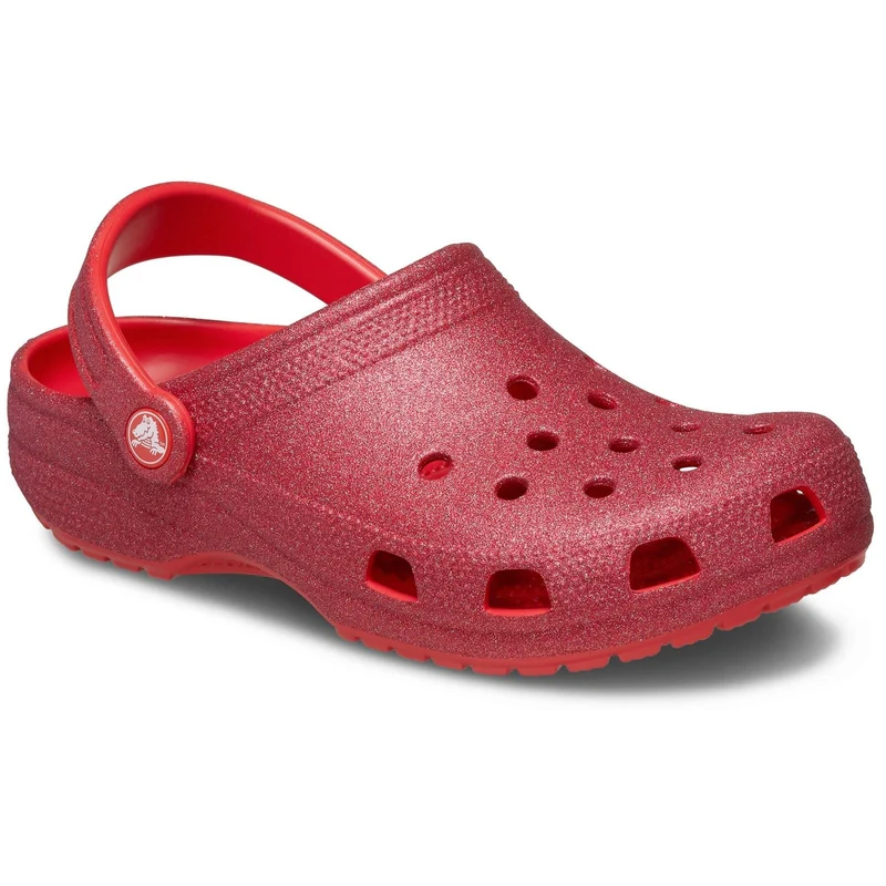Sandalias tipo zueco con purpurina Crocs 205942 para mujer