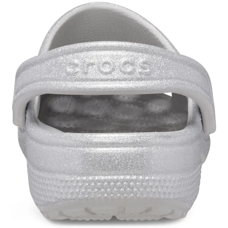 Sandalias tipo zueco con purpurina Crocs 205942 para mujer