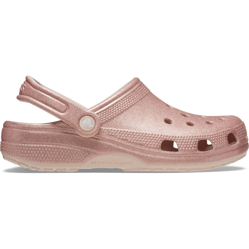 Sandalias tipo zueco con purpurina Crocs 205942 para mujer