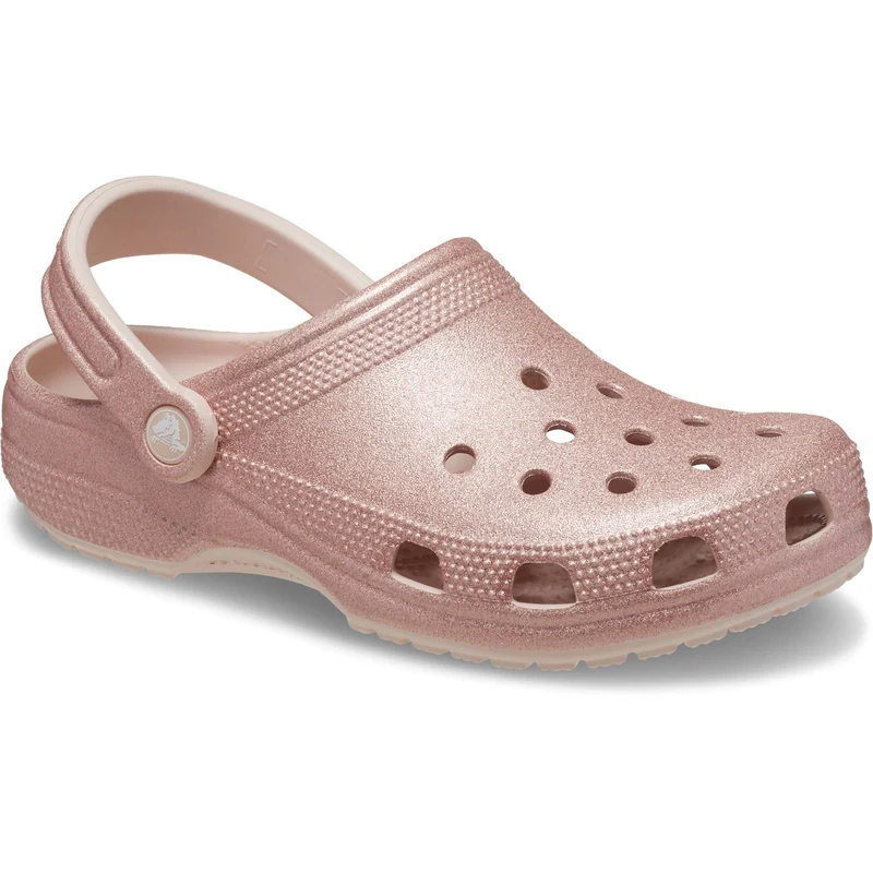 Sandalias tipo zueco con purpurina Crocs 205942 para mujer