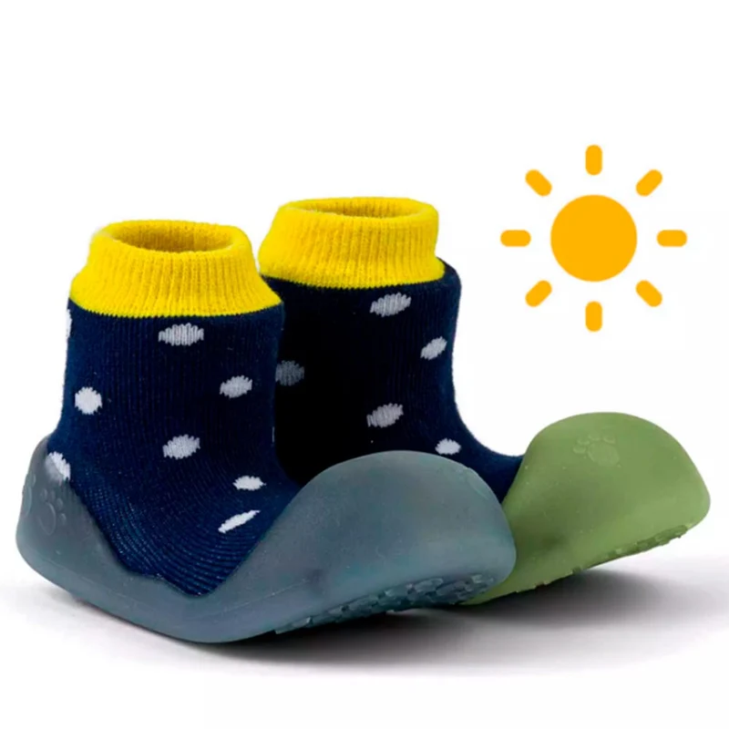 Zapatos BigToes Chameleon Polka Navy