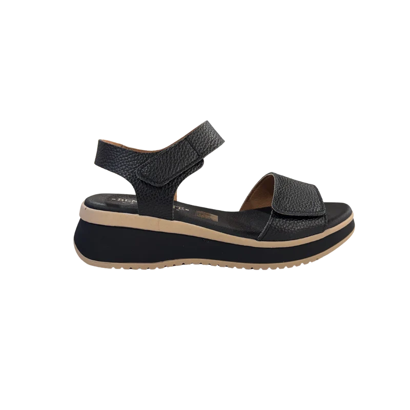 MUJER SANDALIA PLATAFORMA CALIMA DOYA NEGRO