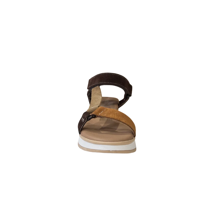 MUJER SANDALIA PLATAFORMA CARDENA MARRON