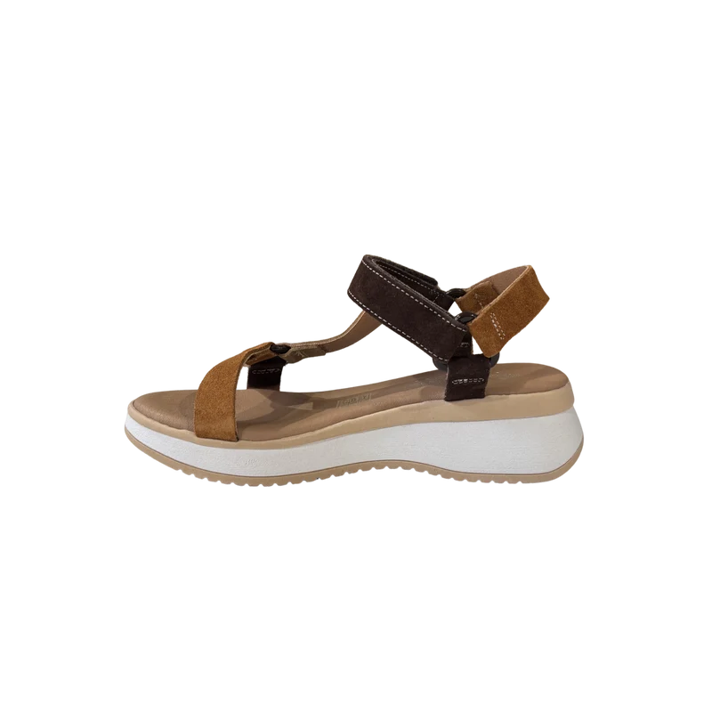 MUJER SANDALIA PLATAFORMA CARDENA MARRON