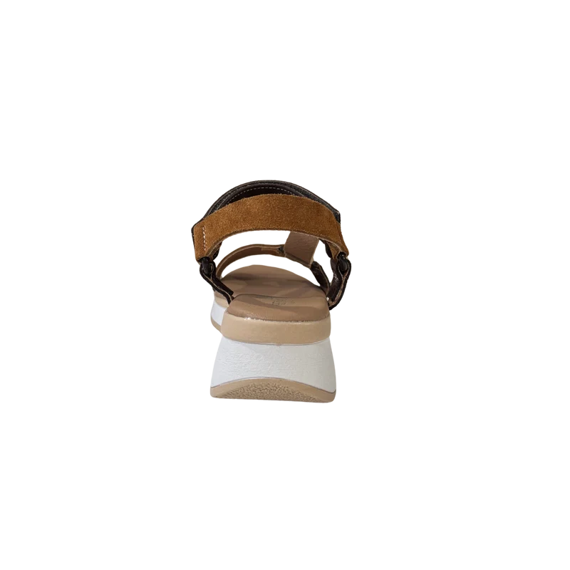 MUJER SANDALIA PLATAFORMA CARDENA MARRON