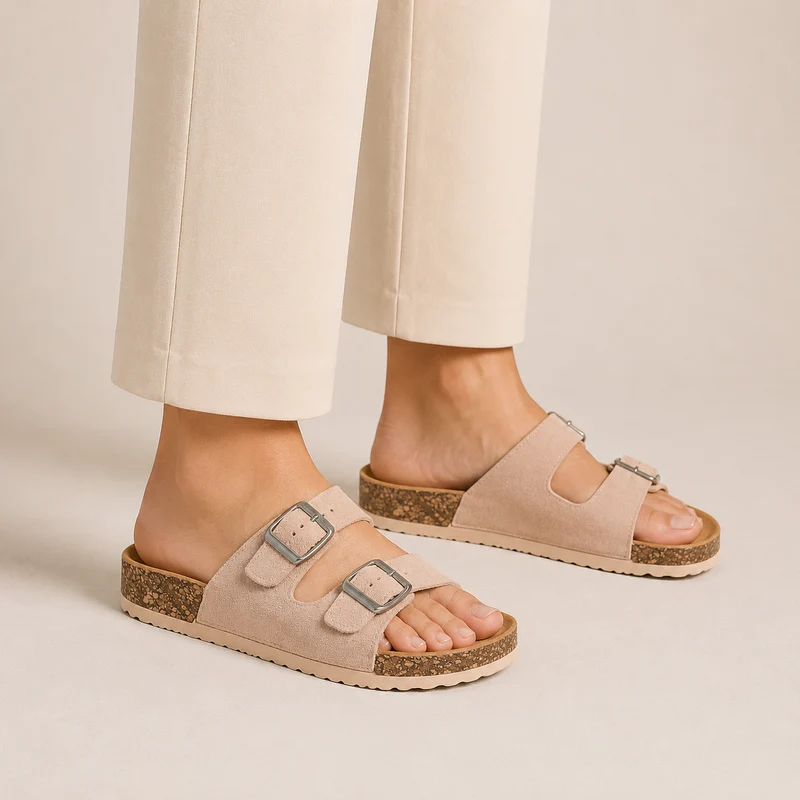 MUJER SANDALIA PLATAFORMA MAELA ROSA