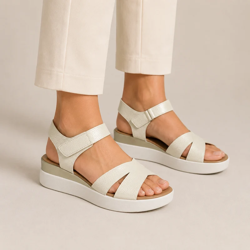 MUJER SANDALIA CUÑA LOREDANA DOYA HIELO