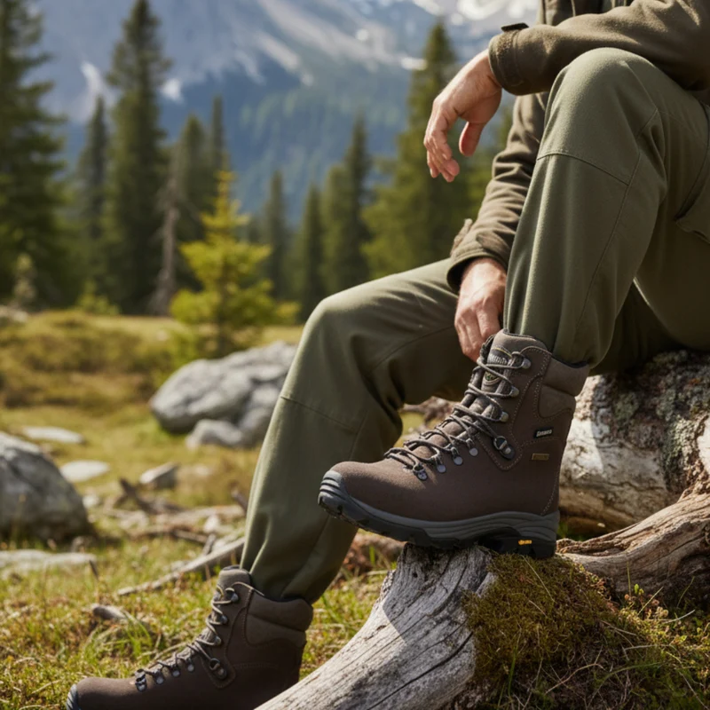 Botas de montaña y caza Hombre Bestard Estepa Gore-Tex 5163 Marrón
