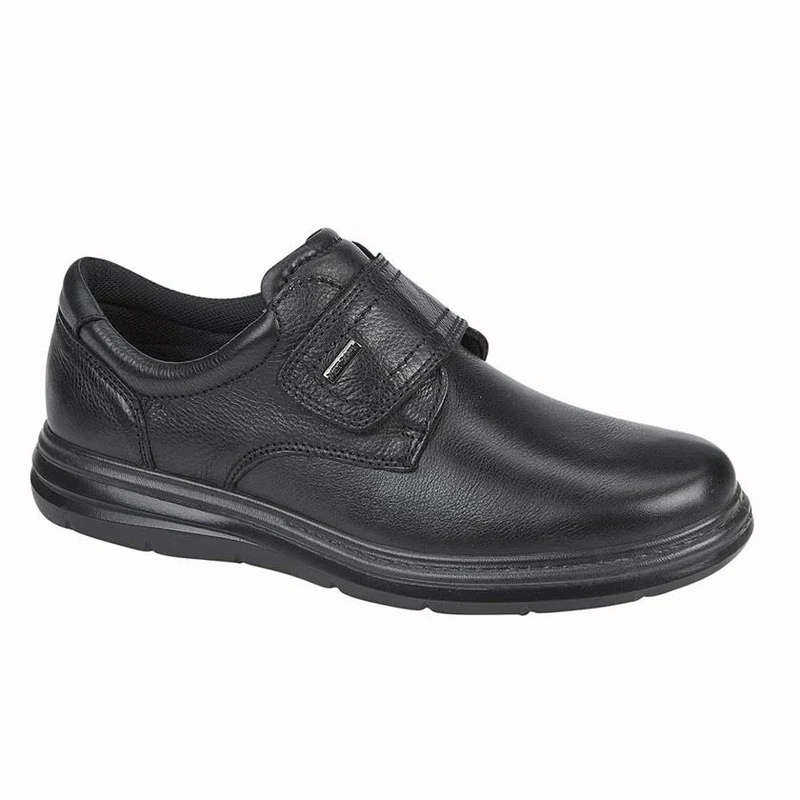 Zapatos Roamers M337 de corte ancho con cierre táctil para hombre