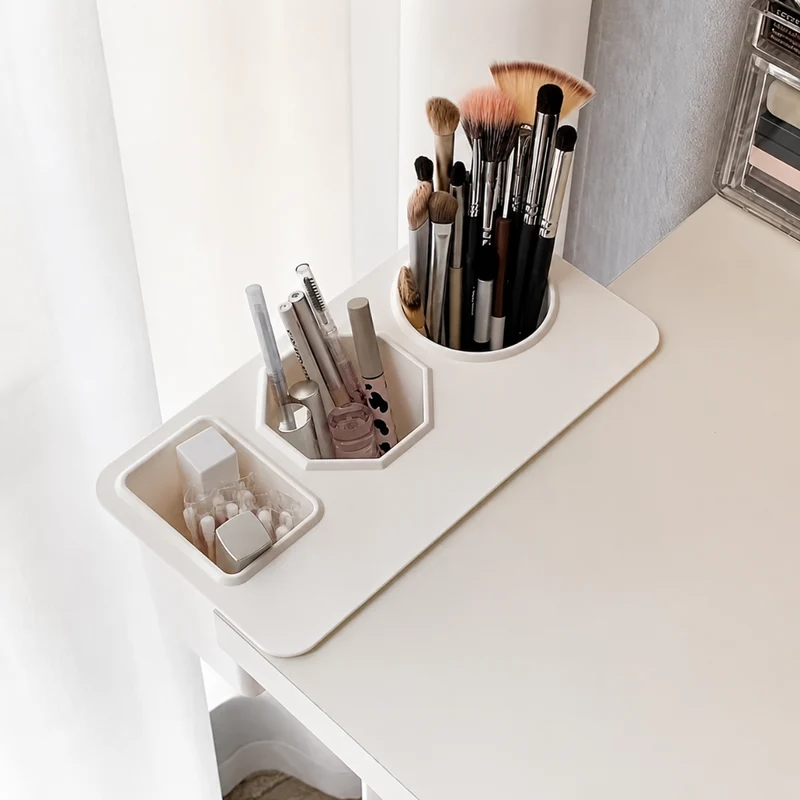 Miomu Organizador de Brochas de Maquillaje, Sistema Ahorro de Espacio