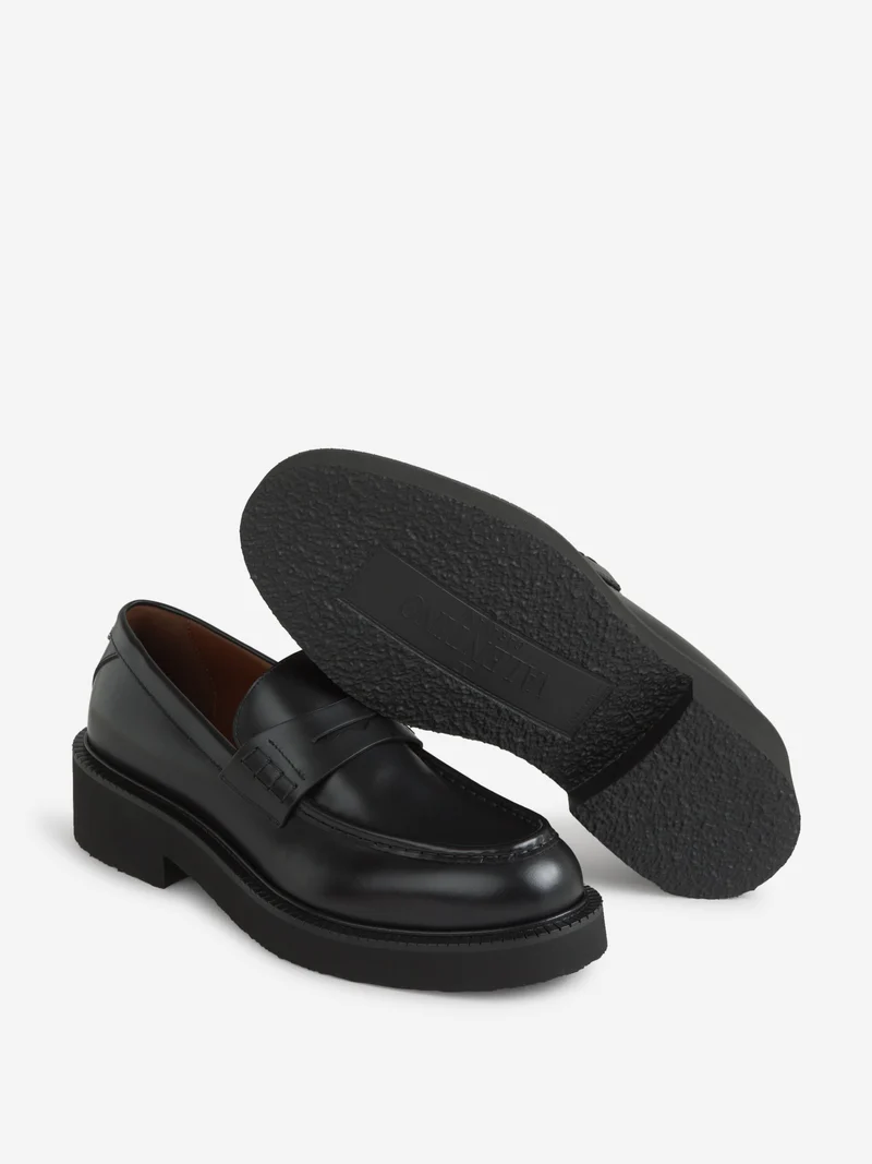 Mocasines Piel Logo