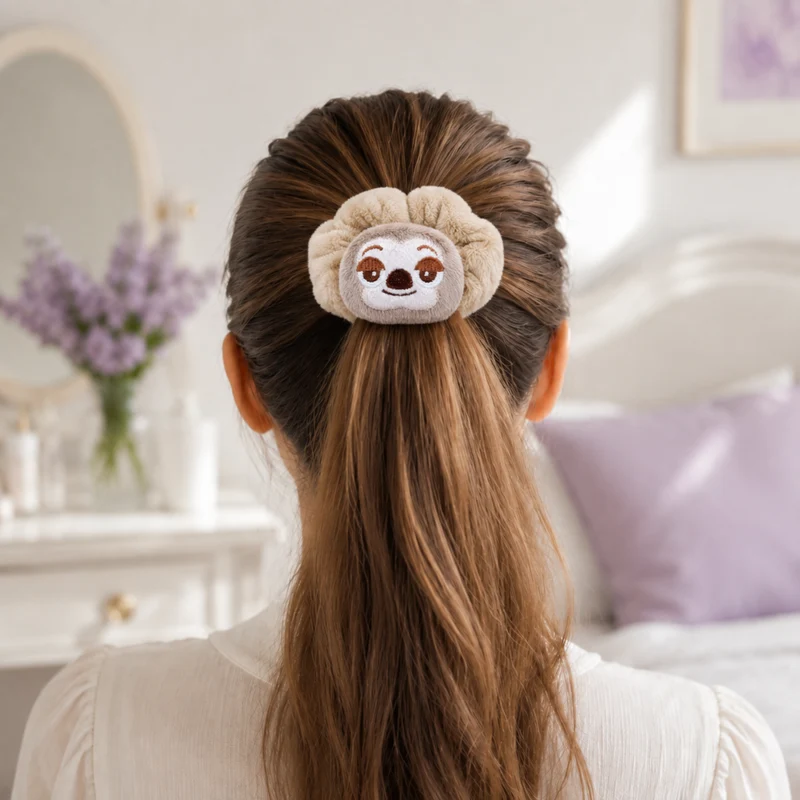 Miomu Scrunchies para Cabello, Amiguitos de Peluche
