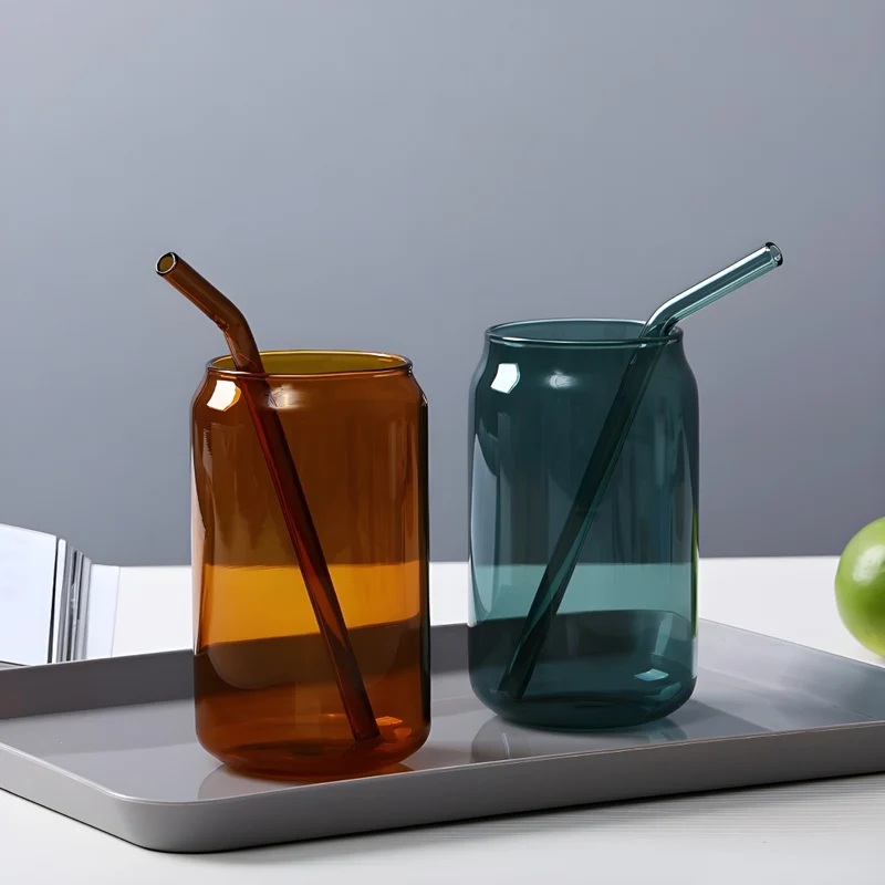 Miomu Vaso de Vidrio Diseño Lata