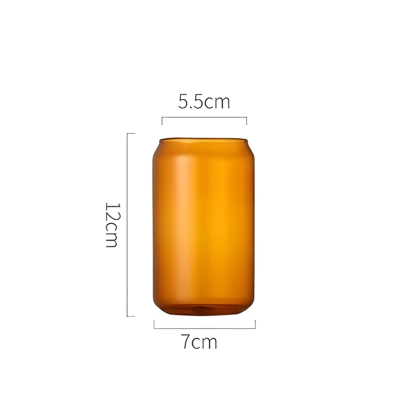 Miomu Vaso de Vidrio Diseño Lata