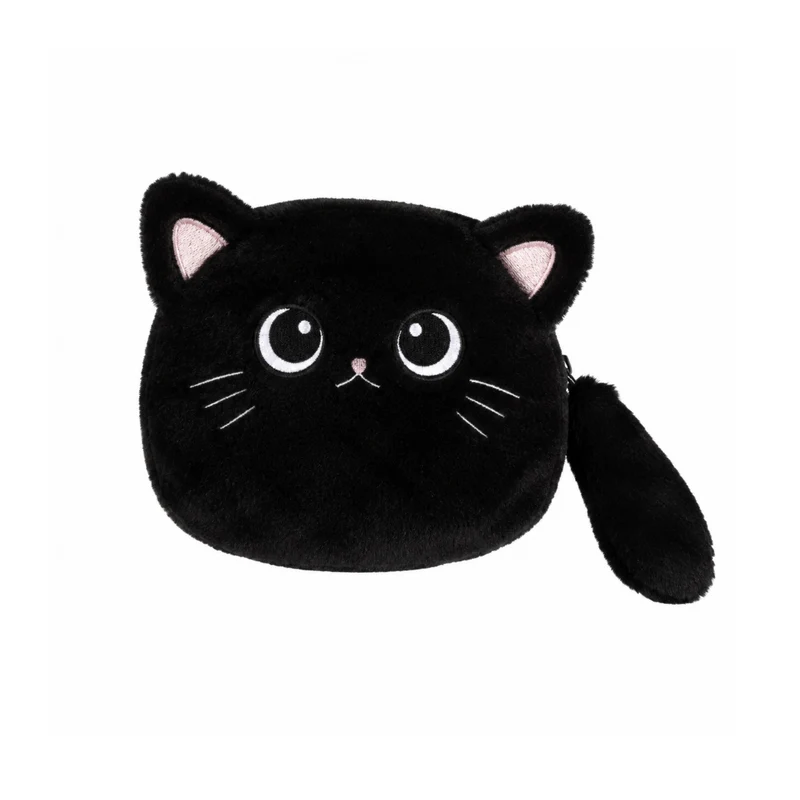 Miomu Cosmetiquera de Felpa, Gatito Grunón