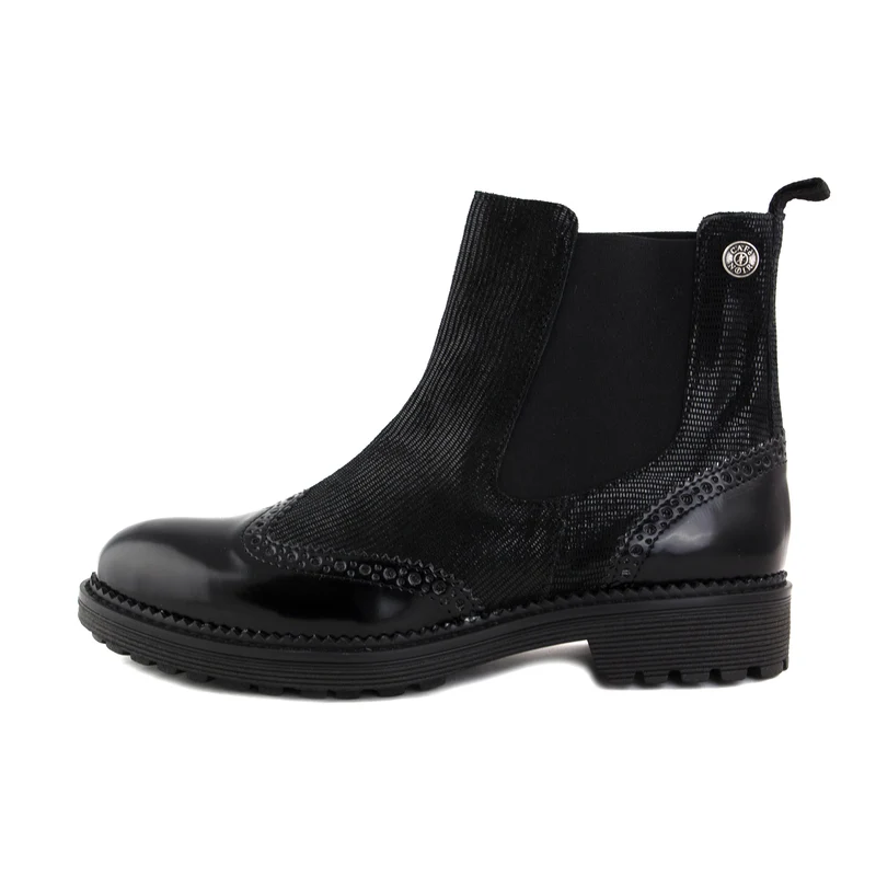 Botín negro GA640 Café Noir