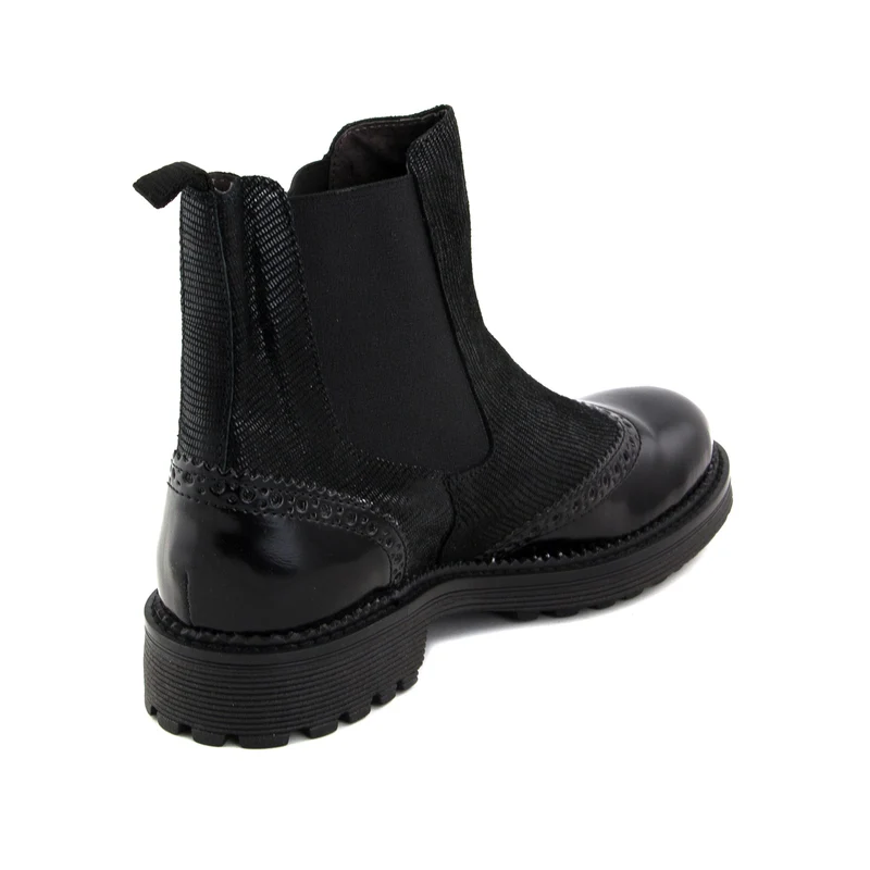Botín negro GA640 Café Noir