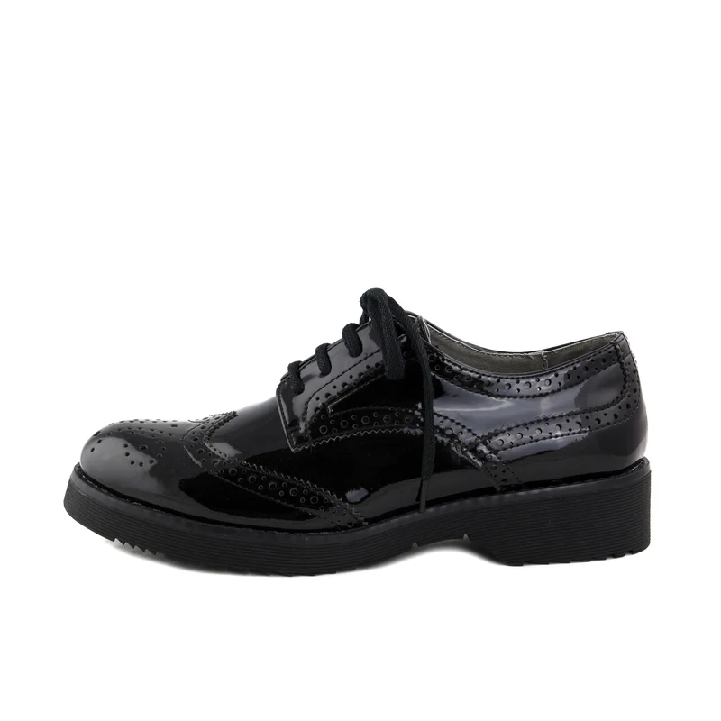 Blucher charol negro FG920 Café Noir