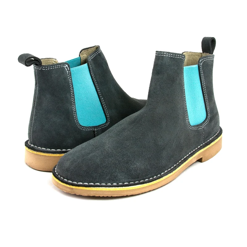Botín gris oscuro/aqua 6038-111 Jeromín