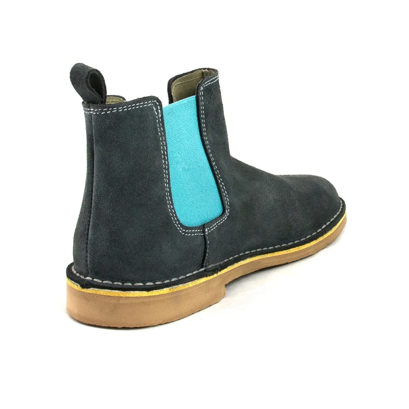 Botín gris oscuro/aqua 6038-111 Jeromín