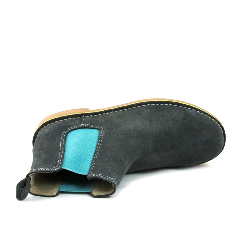 Botín gris oscuro/aqua 6038-111 Jeromín