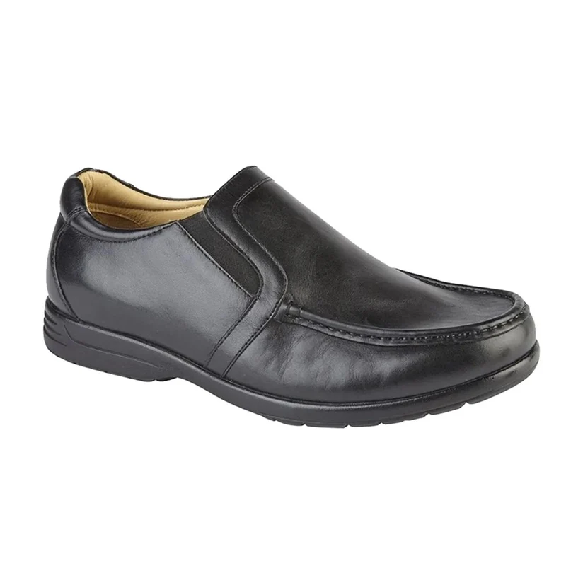 Zapatos sin cordones Roamers M984 A de corte ancho para hombre