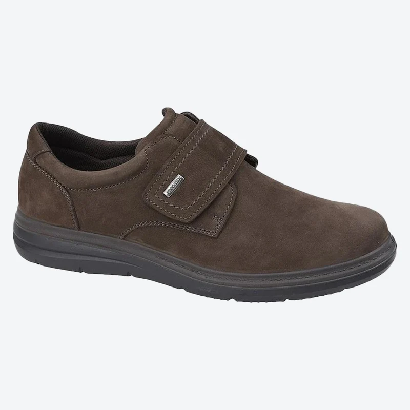 Zapatos Roamers M337 de corte ancho con cierre táctil para hombre