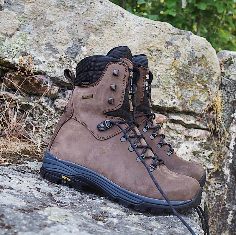 Botas de montaña y caza Hombre Bestard Taiga Gore-Tex Marrón