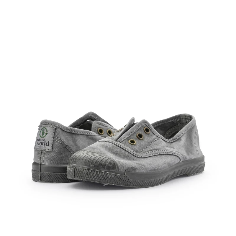 Zapatilla total gris LONA469 Natural World