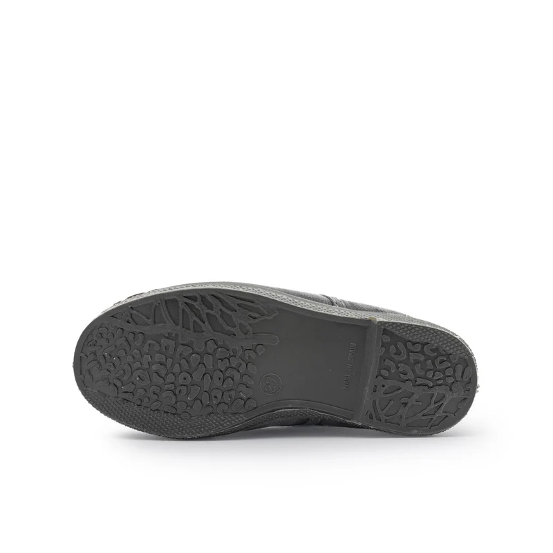 Zapatilla total gris LONA469 Natural World