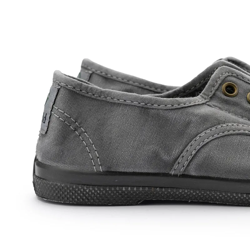 Zapatilla total gris LONA469 Natural World