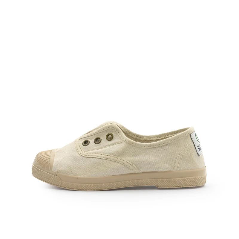 Zapatilla total beige LONA469 Natural World