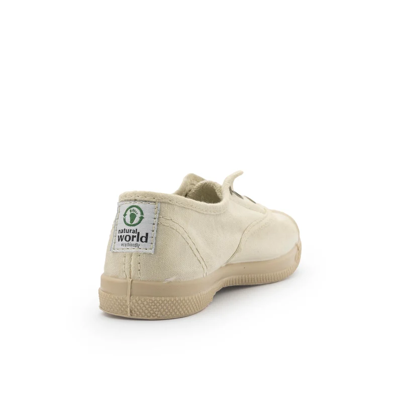 Zapatilla total beige LONA469 Natural World