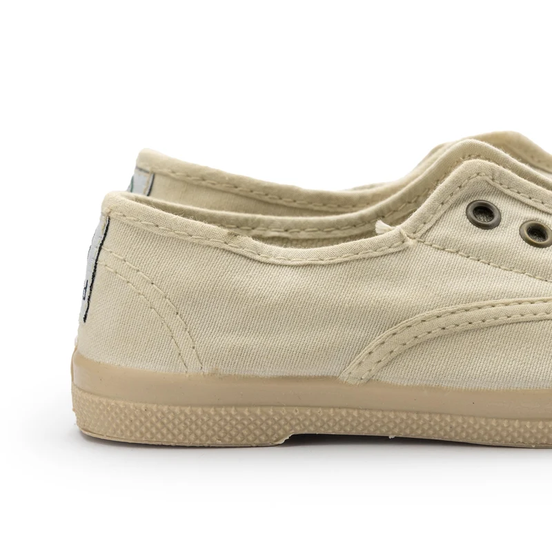Zapatilla total beige LONA469 Natural World