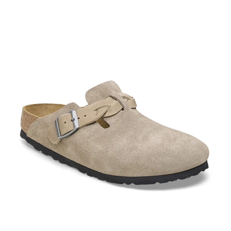 Zueco taupe BOSTONBRAIDED Birkenstock