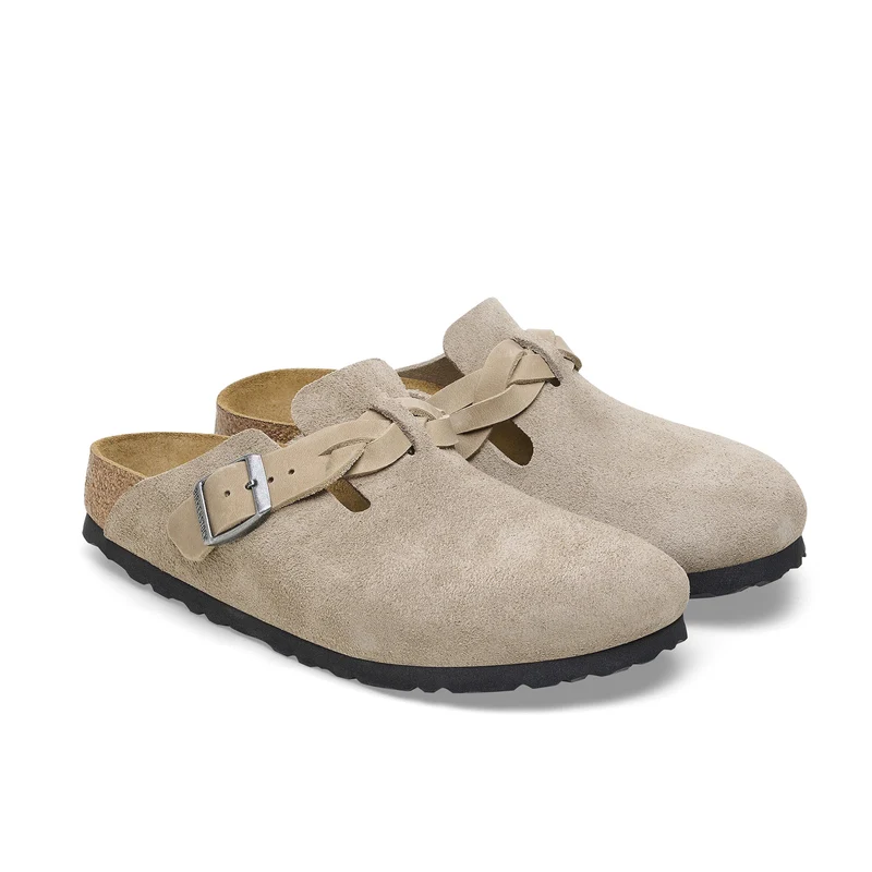 Zueco taupe BOSTONBRAIDED Birkenstock