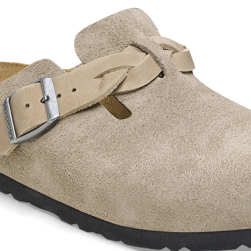 Zueco taupe BOSTONBRAIDED Birkenstock