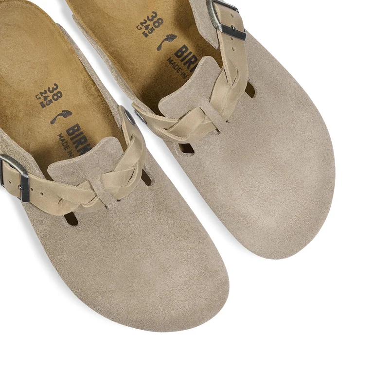 Zueco taupe BOSTONBRAIDED Birkenstock