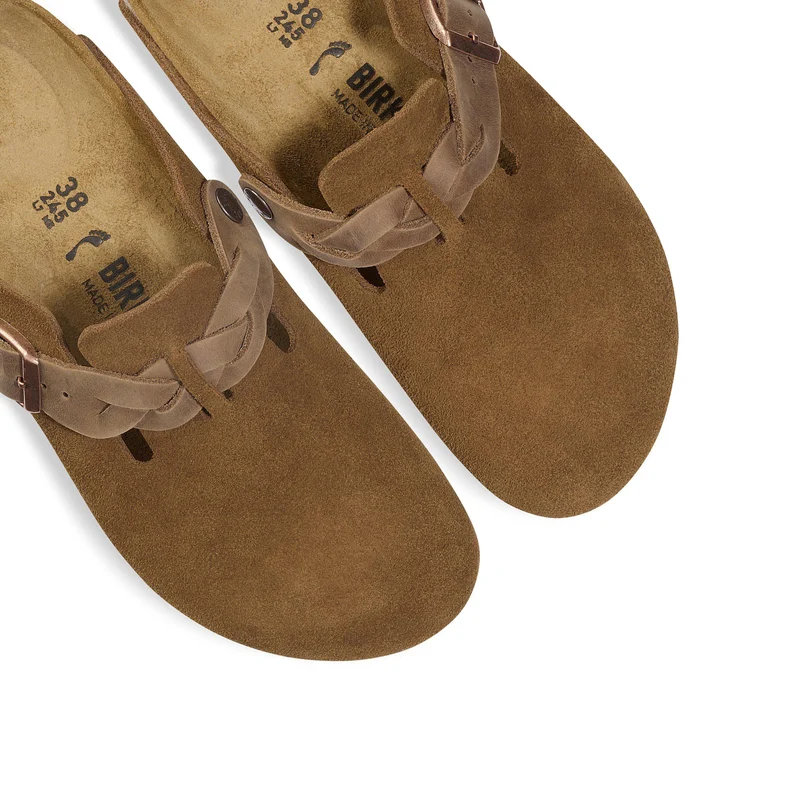 Zueco serraje cuero BOSTONBRAIDED Birkenstock