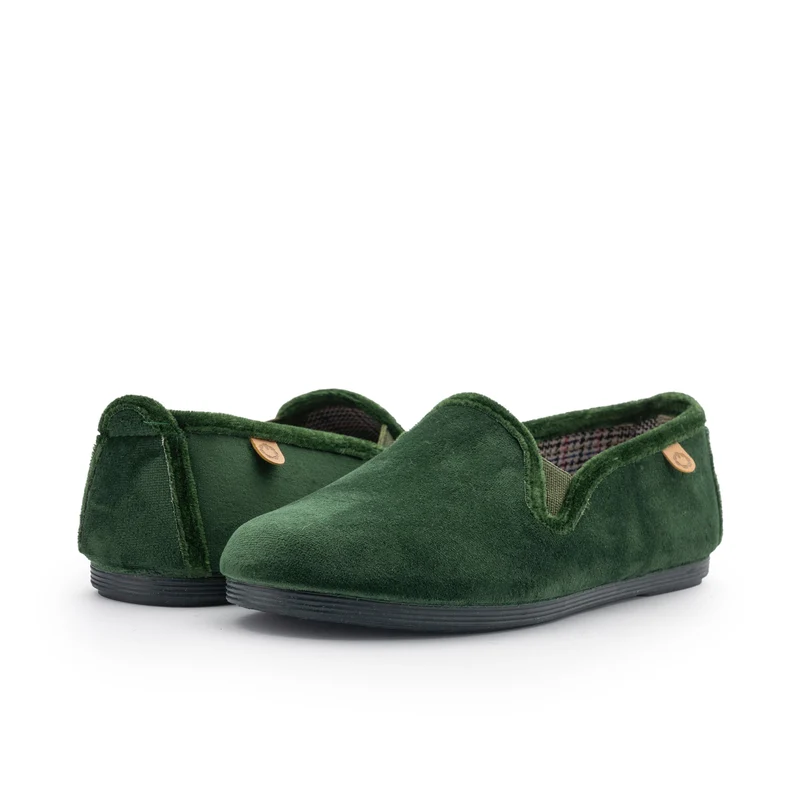 Zapatilla casa verde botella 55107 La Cadena