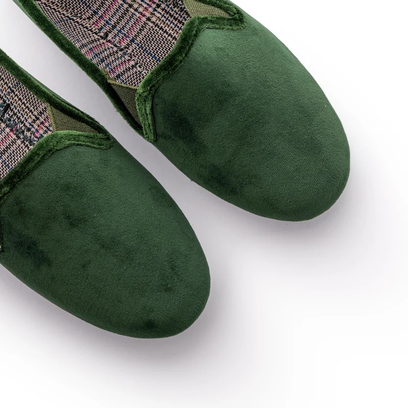Zapatilla casa verde botella 55107 La Cadena