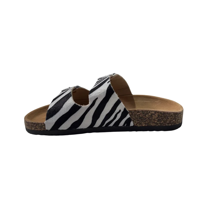 MUJER SANDALIA DESTALONADA BRISIA ZEBRA