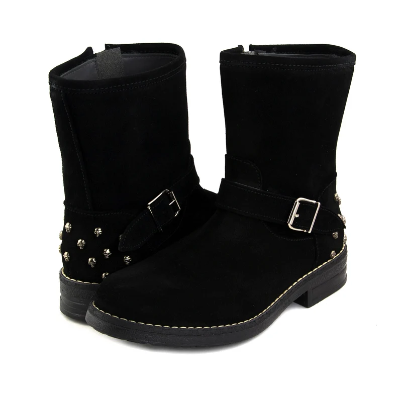 Bota serraje negro 4033P Eli