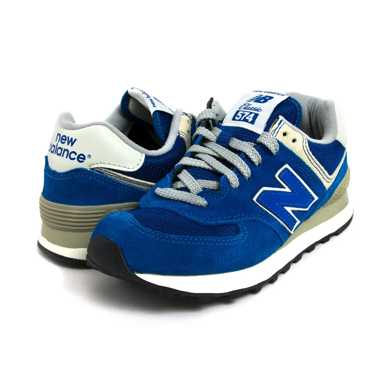 Deportiva serraje azulón ML574 New Balance