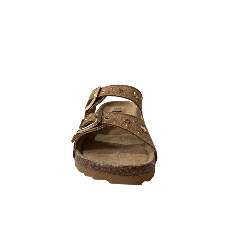NIÑA SANDALIA SERRAJE CAMEL