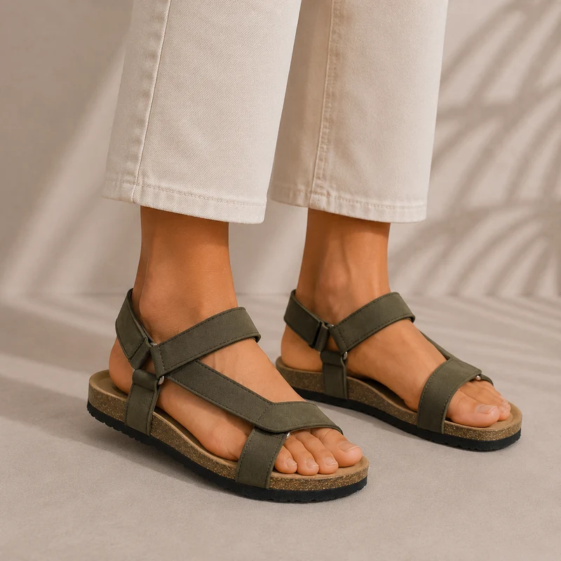 HOMBRE SANDALIA VELERIS KHAKI