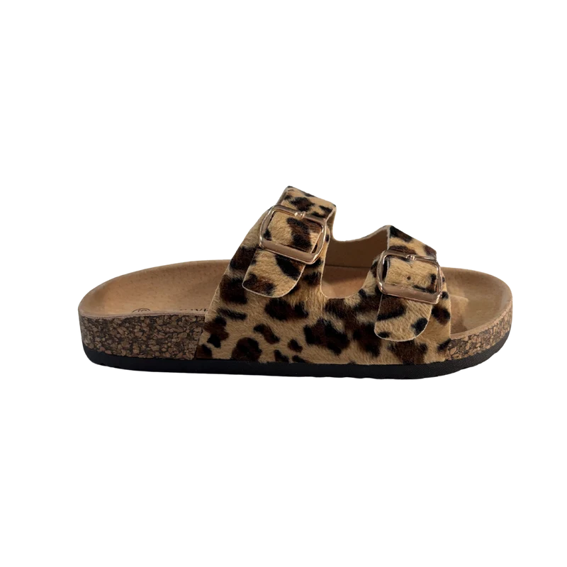MUJER SANDALIA DESTALONADA BRISIA LEOPARDO