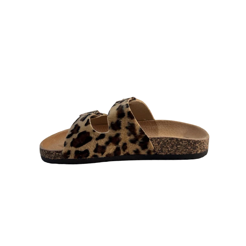 MUJER SANDALIA DESTALONADA BRISIA LEOPARDO