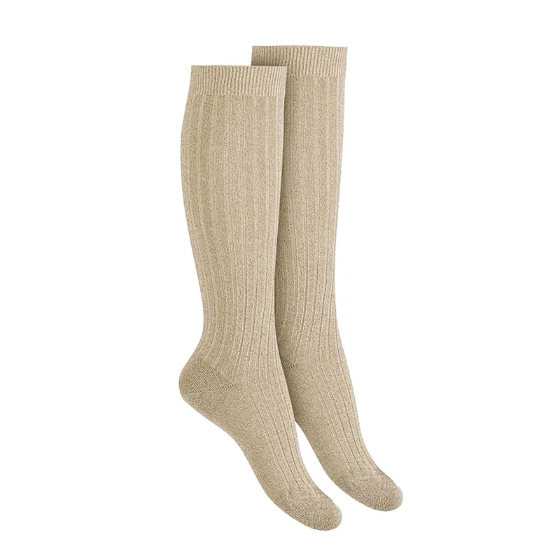 Calcetín alto beige 32202 Cóndor