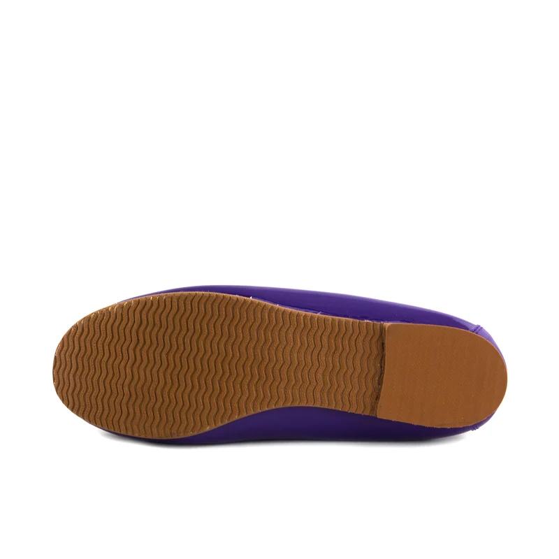 Bailarina charol morado ROLL-CH Jeromín